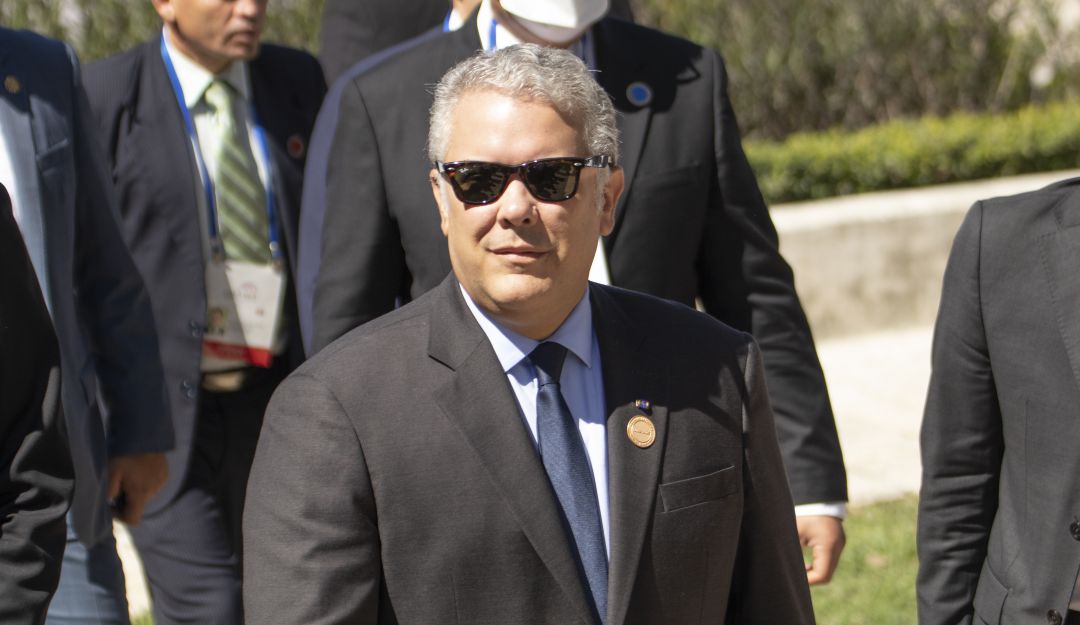 El mandatario colombiano Iván Duque El mandatario colombiano Iván Duque