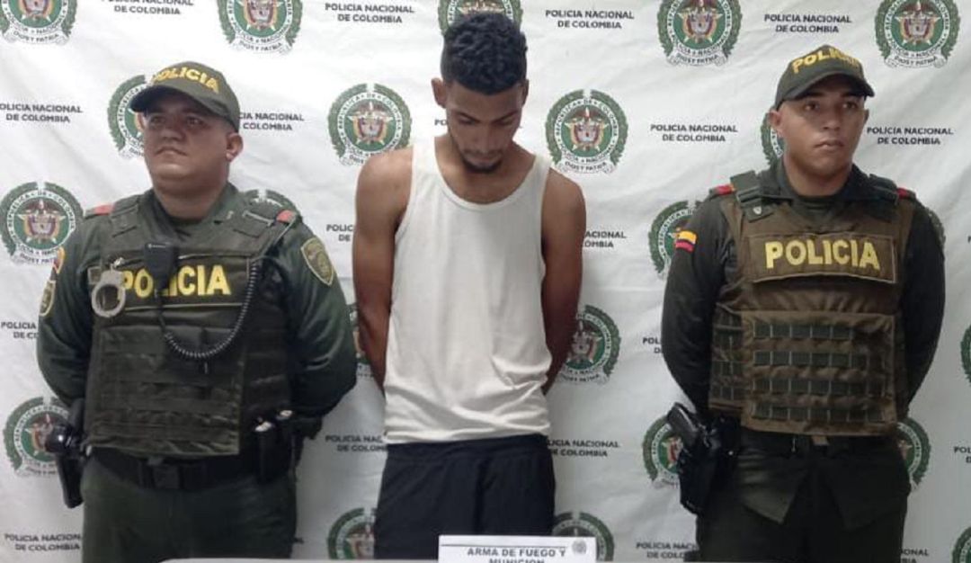 La detención se desarrolló en el barrio Las Cabras de esa población La detención se desarrolló en el barrio Las Cabras de esa población