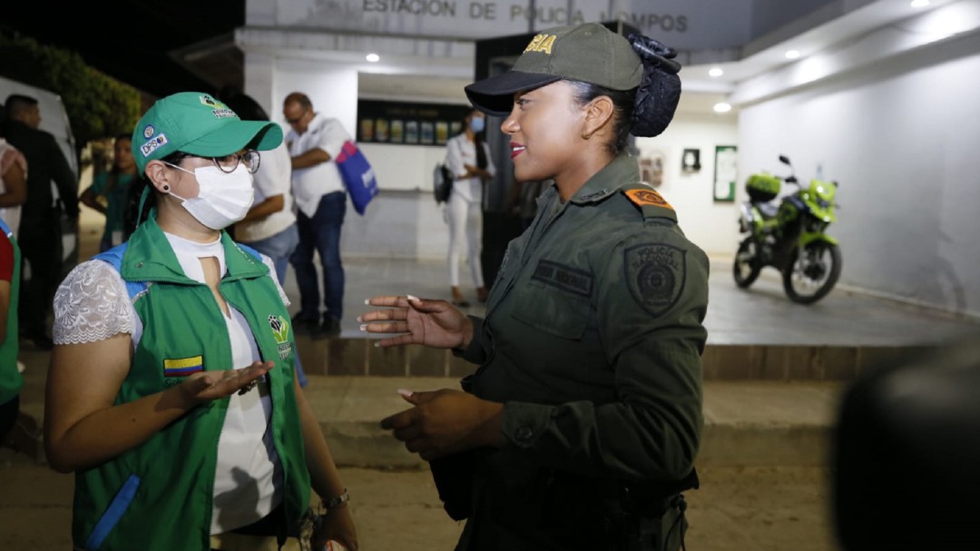 Inspección y control en Mompox fue liderada por la Gobernación de Bolívar