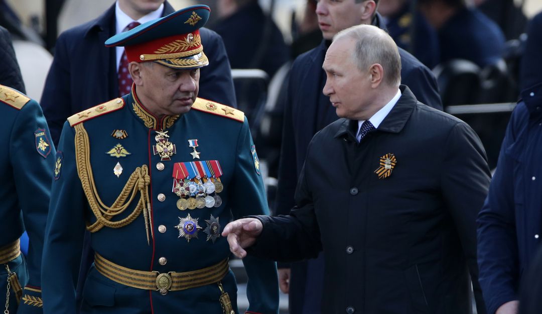 El ministro de Defensa y el presidente de Rusia El ministro de Defensa y el presidente de Rusia
