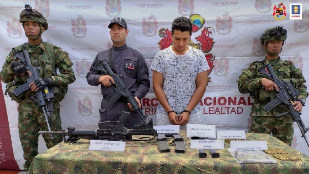 A la cárcel hombre sorprendido con material de las Fuerzas Armadas en Cauca