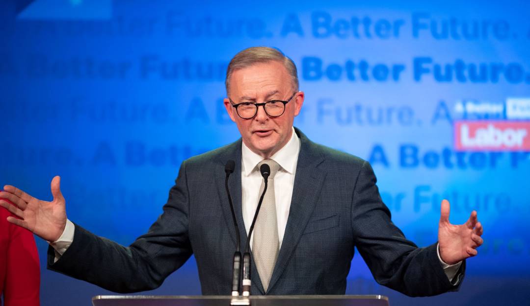 El líder laborista australiano, Anthony Albanese. Foto: Getty El líder laborista australiano, Anthony Albanese. Foto: Getty
