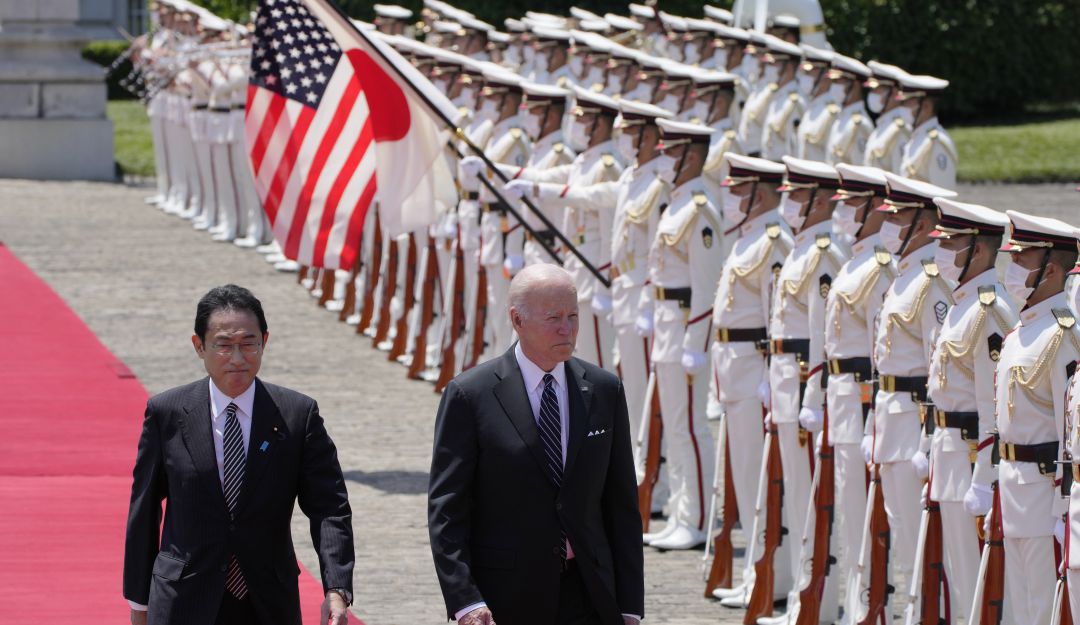 El presidente estadounidense Joe Biden en su visita a Tokio. El presidente estadounidense Joe Biden en su visita a Tokio.