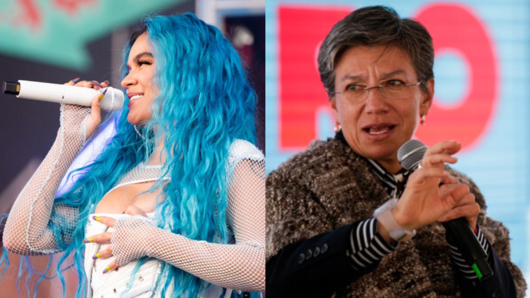 Claudia López tiró sus mejores pasos en el concierto de Karol G: así bailó