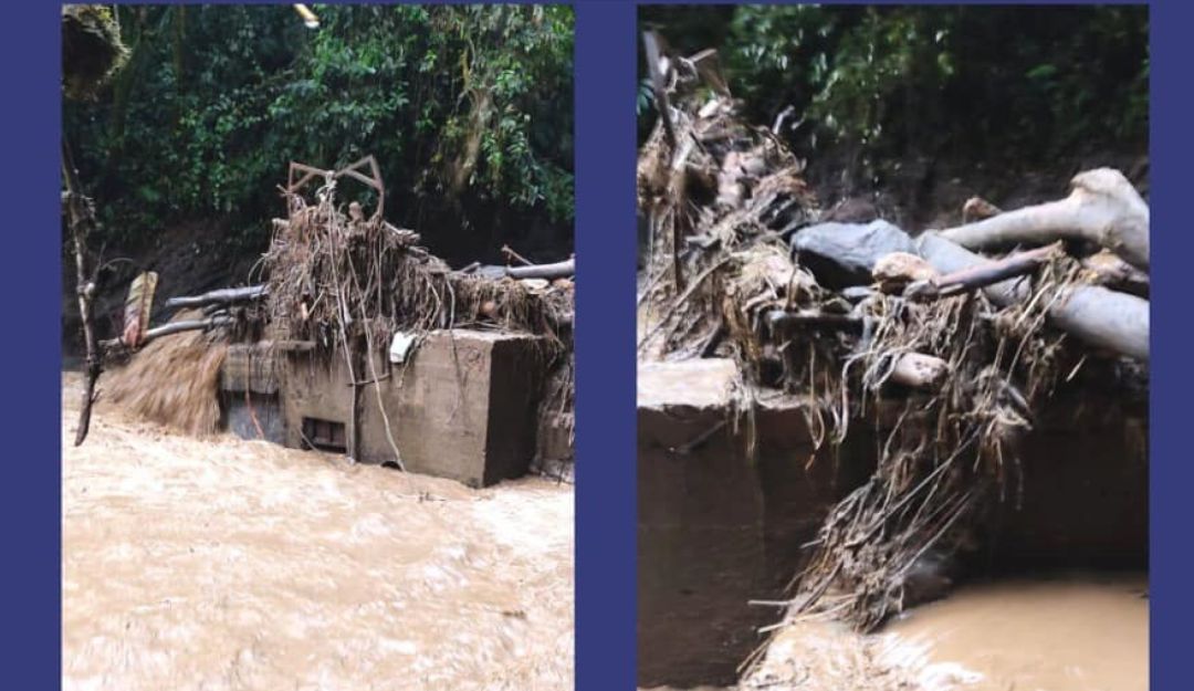 Dificultades en las bocatomas de conducción de agua en Villamaría Dificultades en las bocatomas de conducción de agua en Villamaría