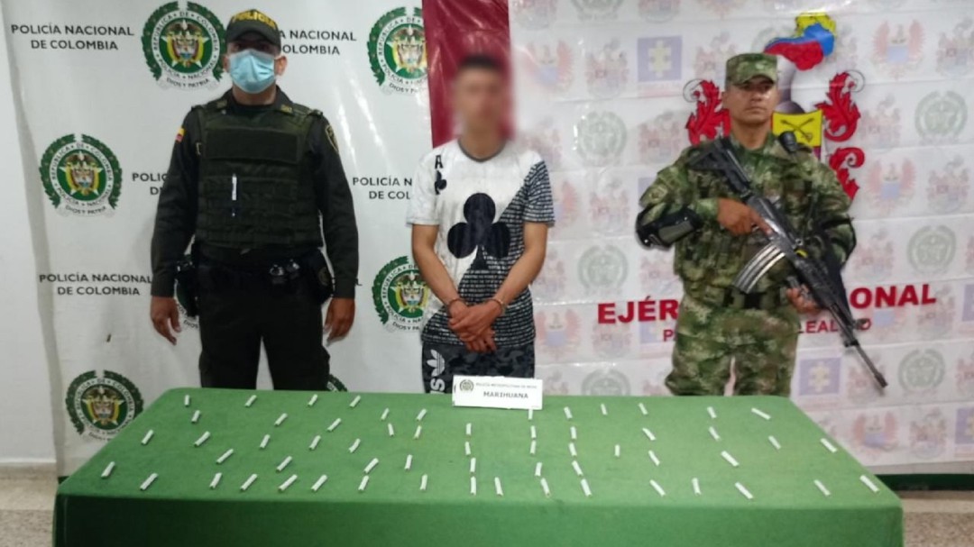 Capturan en Neiva persona dedicada al tráfico de estupefacientes