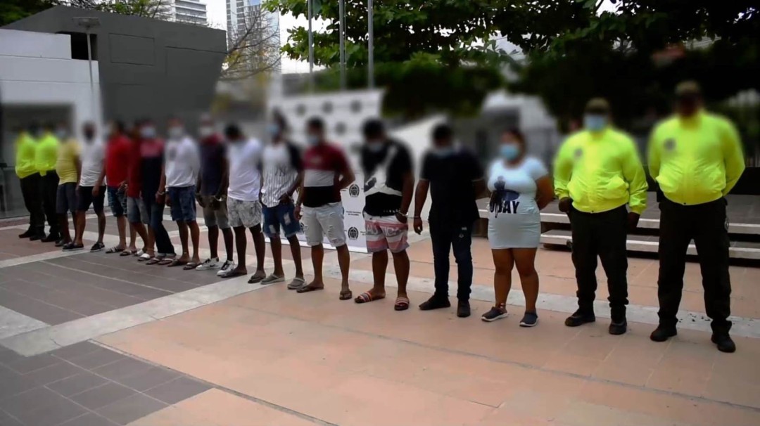 Judicializados 23 presuntos integrantes del Clan del Golfo en Cartagena