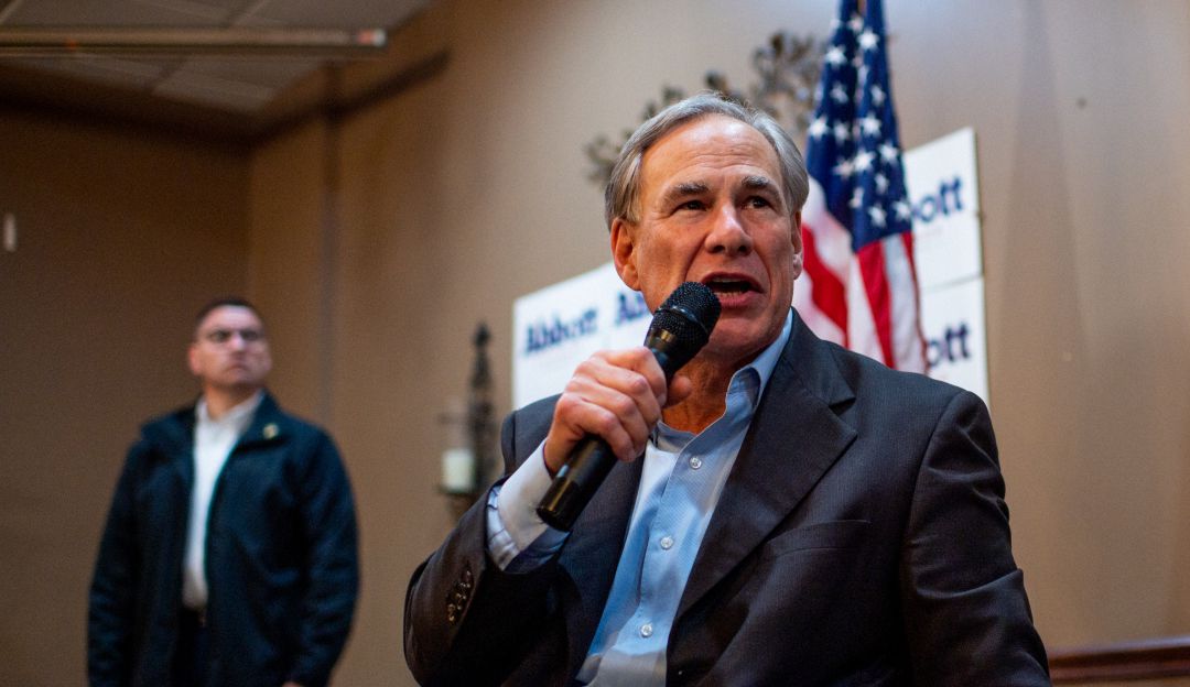 El gobernador de Texas, Gregg Abbott El gobernador de Texas, Gregg Abbott