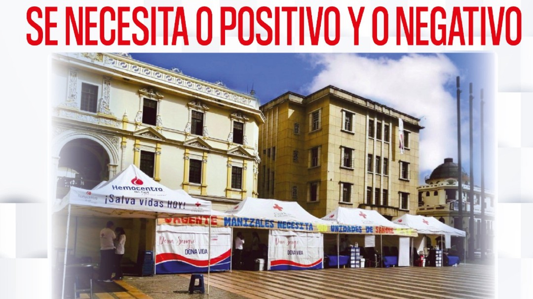 Hemocentro del Café pide donantes para suplir la demanda del fin de semana