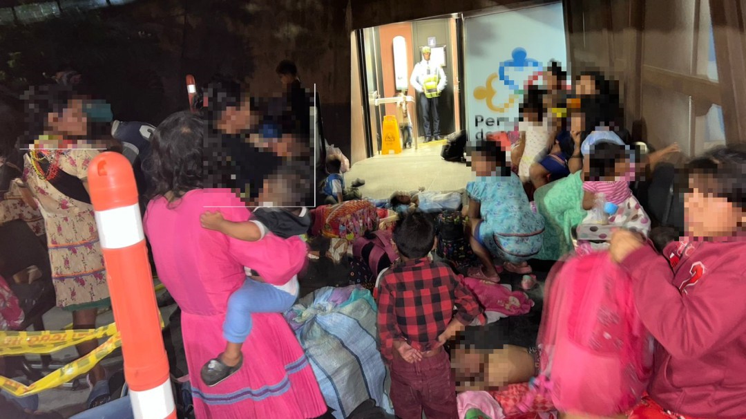 65 indígenas llegaron a Medellín desplazados del Carmen de Atrato