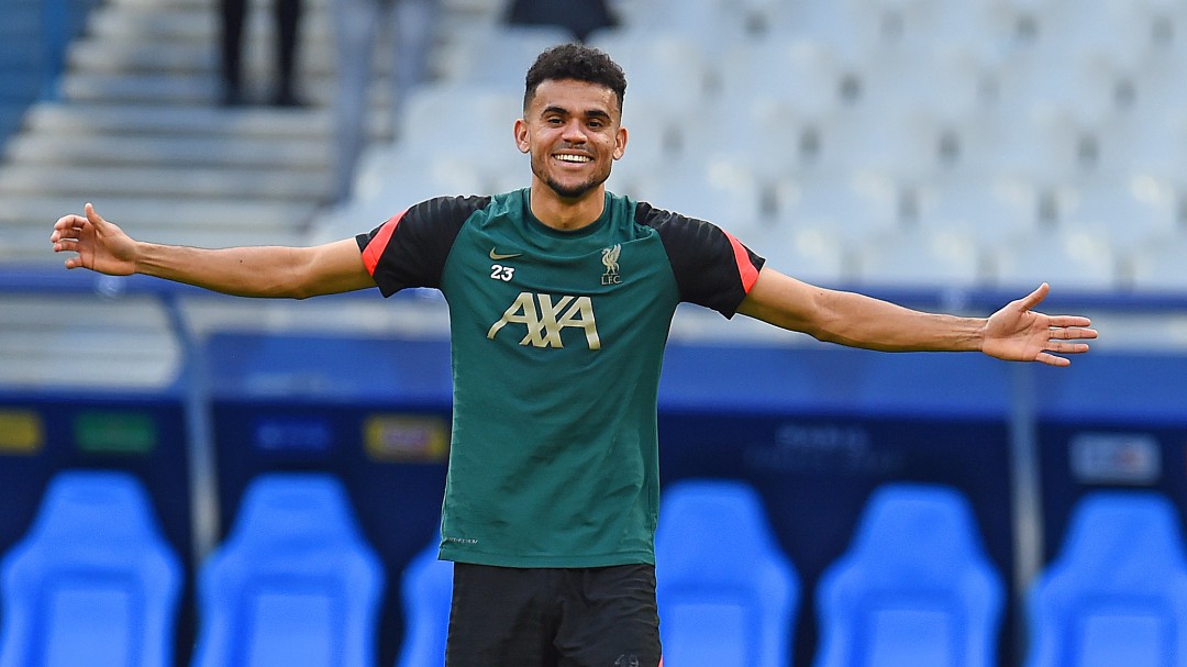 En imágenes: Así vivió Luis Díaz el entrenamiento previo a la final