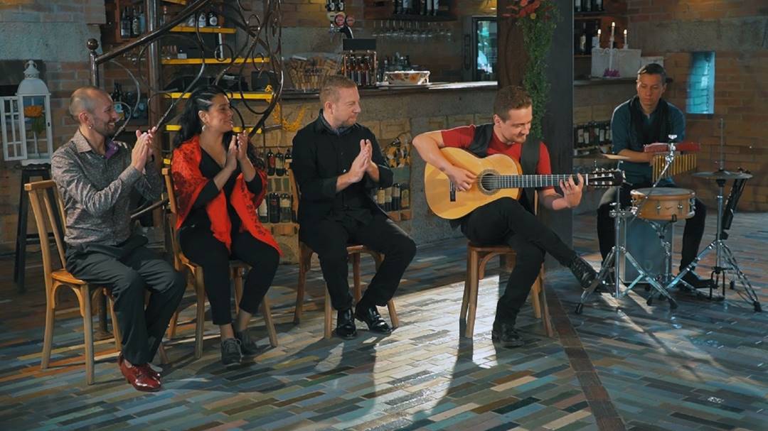 Flamenco español en la guitarra del colombiano Diego Bejarano