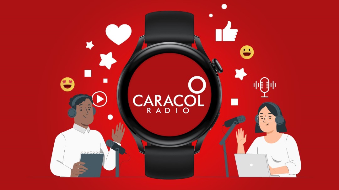 Caracol Radio, disponible en el Huawei Watch 3