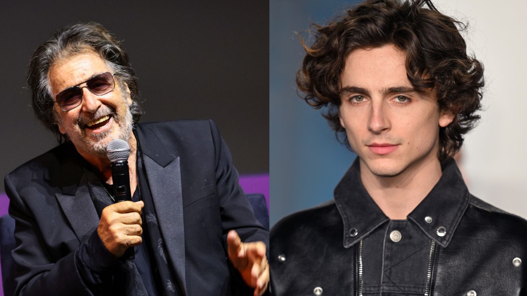 Al Pacino sugiere a Timothée Chalamet para interpretar su papel en "Heat 2"