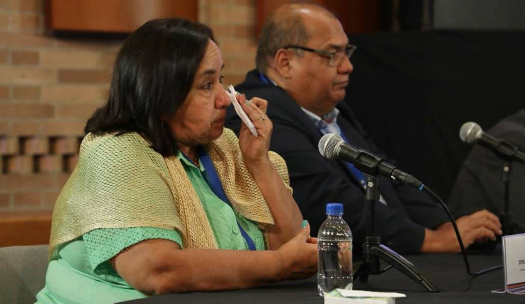 Víctimas exigen verdad a exsecretariado de las extintas FARC - FOTO JEP Víctimas exigen verdad a exsecretariado de las extintas FARC - FOTO JEP