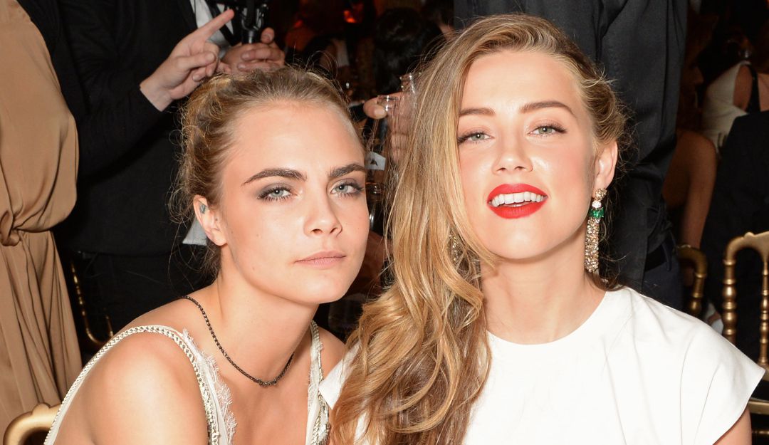 Cara Delevingne y Amber Heard. Cara Delevingne y Amber Heard.