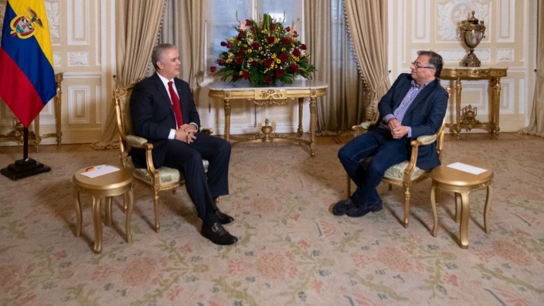 Así fue la primera reunión entre Duque y Petro