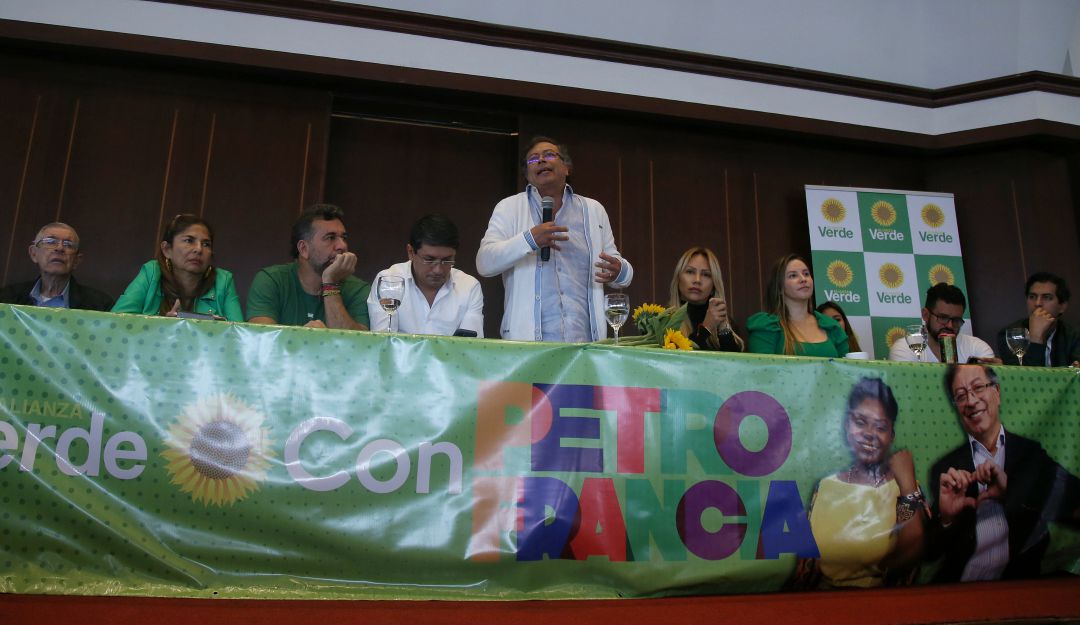 Partido Verde apoya a Gustavo Petro Partido Verde apoya a Gustavo Petro
