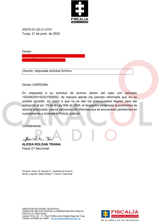 Fiscalía archiva investigación por el delito de concusión en favor de Milton Libardo Jiménez, era indagado por supuestamente exigir dinero a reclusos Fiscalía archiva investigación por el delito de concusión en favor de Milton Libardo Jiménez, era indagado por supuestamente exigir dinero a reclusos
