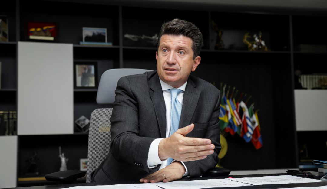 Ministro de Defensa, Diego Molano. Ministro de Defensa, Diego Molano.