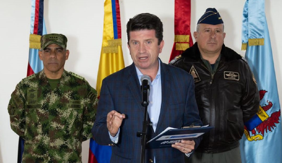 Ministro de Defensa, Diego Molano. Ministro de Defensa, Diego Molano.