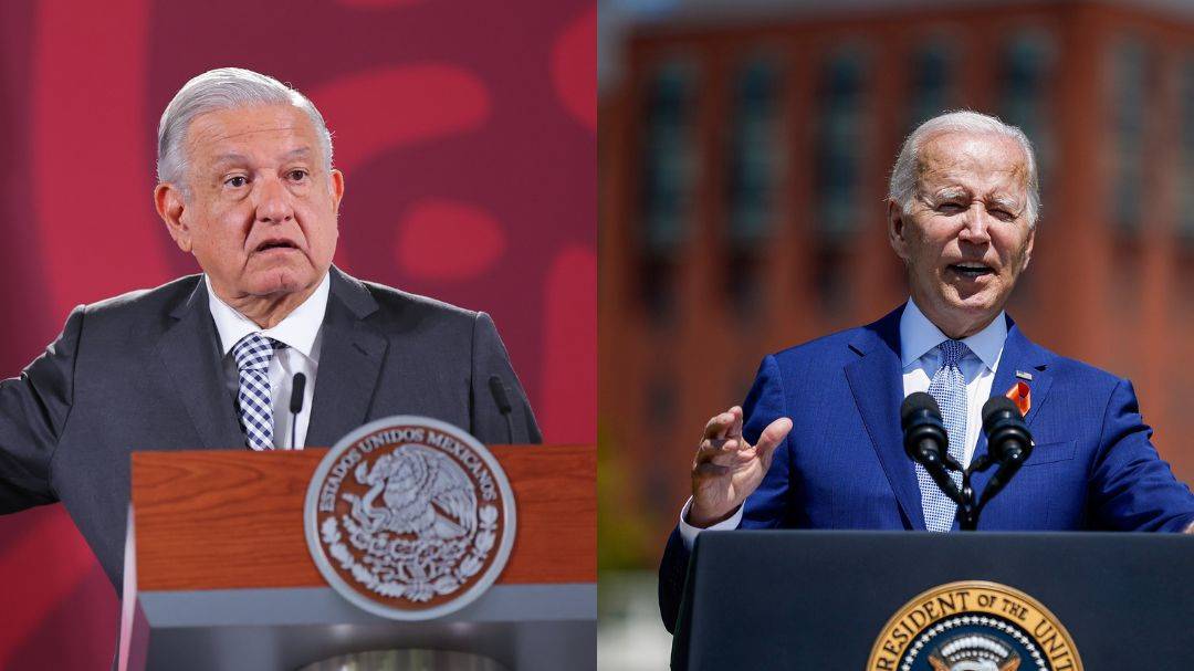 López Obrador promete defender a migrantes en reunión con Biden