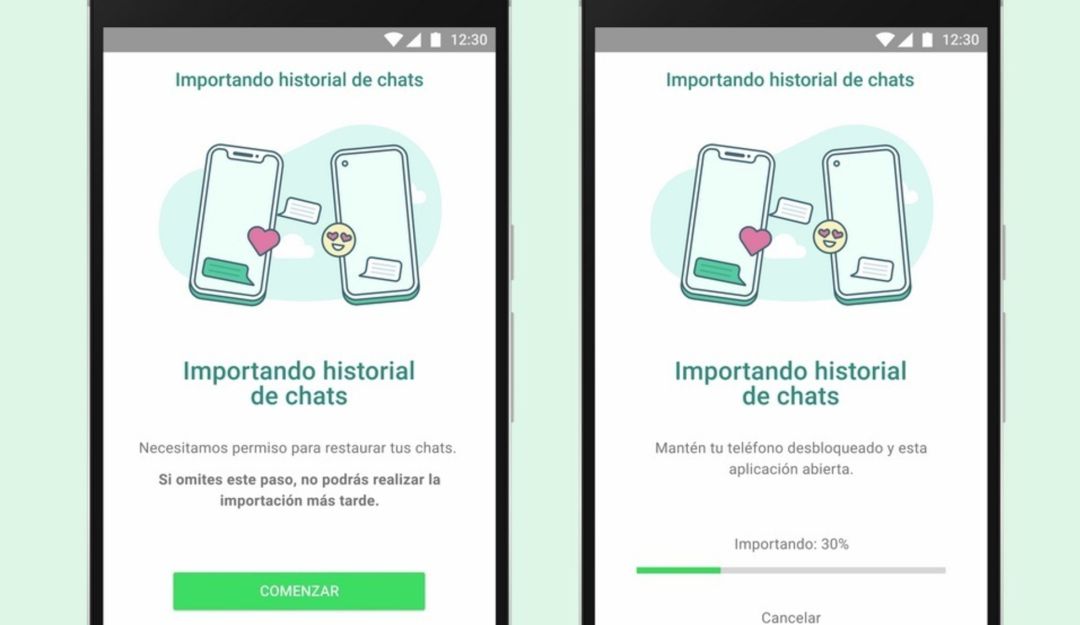 Importación chats de WhatsApp Importación chats de WhatsApp