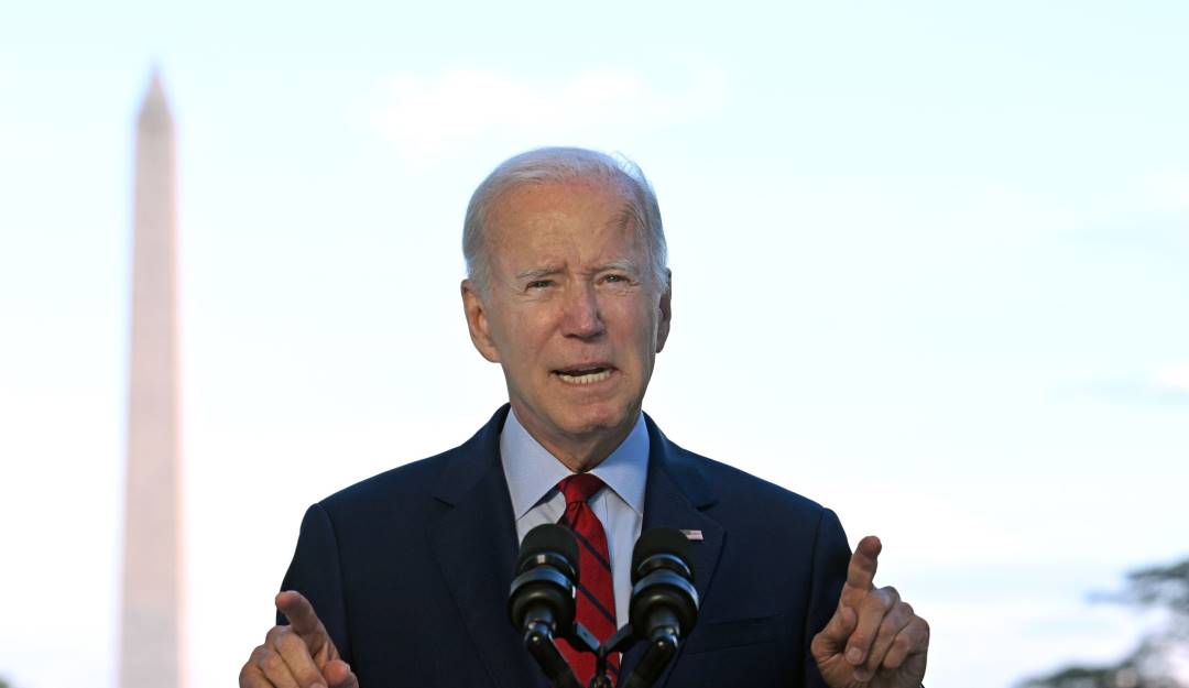 El presidente estadounidense, Joe Biden, informando del operativo contra el líder de Al-Qaeda. Foto: Getty El presidente estadounidense, Joe Biden, informando del operativo contra el líder de Al-Qaeda. Foto: Getty