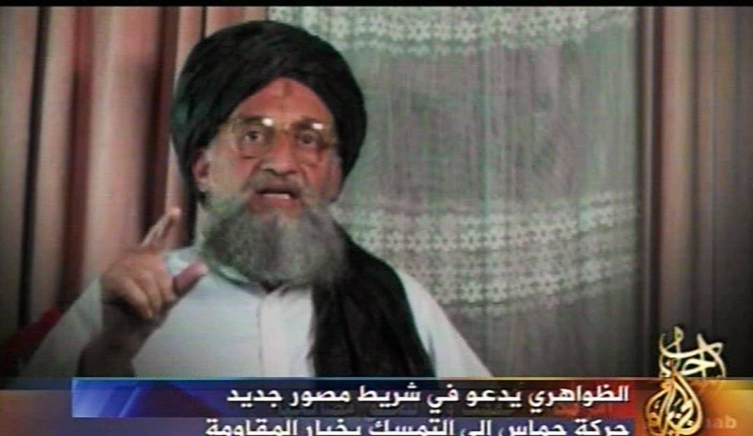 Ayman al-Zawhari, líder de Al-Qaeda dado de baja en Afganistán. Foto: Getty Ayman al-Zawhari, líder de Al-Qaeda dado de baja en Afganistán. Foto: Getty