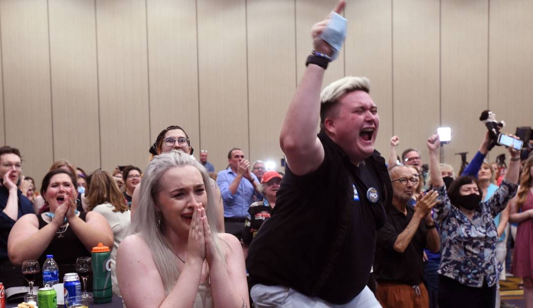 Kansas, primer estado de EE.UU. en proteger el aborto tras anulación del Supremo. Foto: Getty Kansas, primer estado de EE.UU. en proteger el aborto tras anulación del Supremo. Foto: Getty