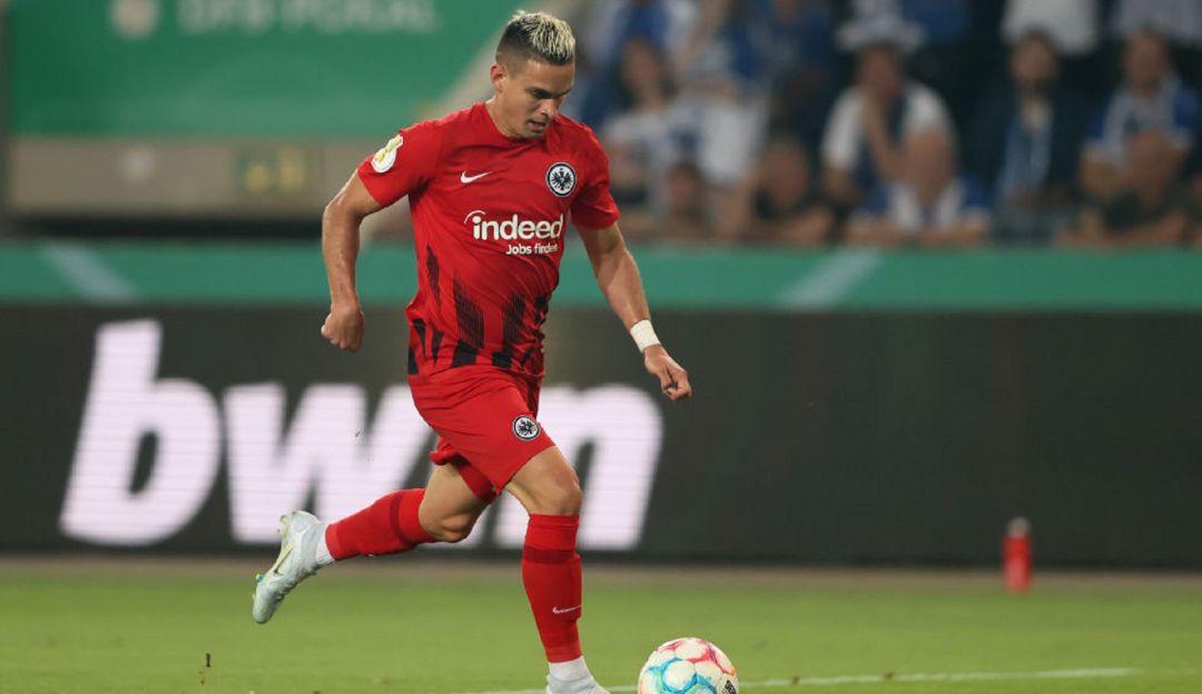 Rafael Santos Borré con el Eintacht Frankfurt Rafael Santos Borré con el Eintacht Frankfurt