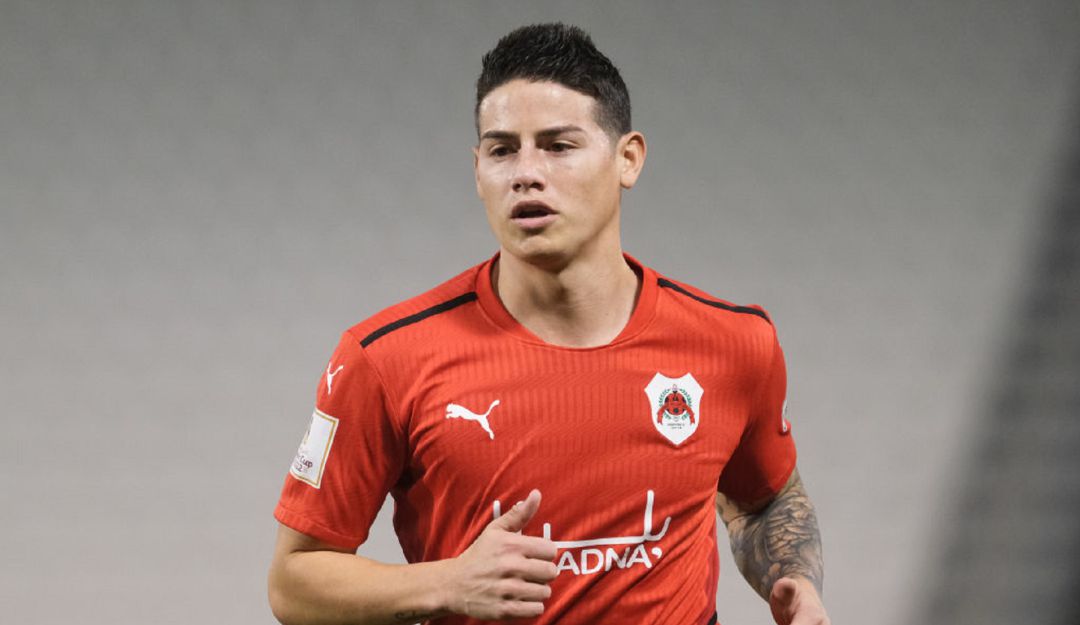 James Rodríguez en el Al-Rayyan James Rodríguez en el Al-Rayyan