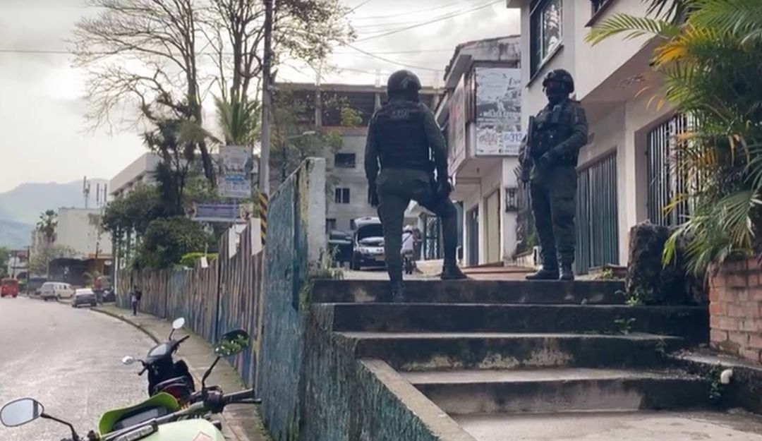 Operativo en el barrio Macarena Operativo en el barrio Macarena