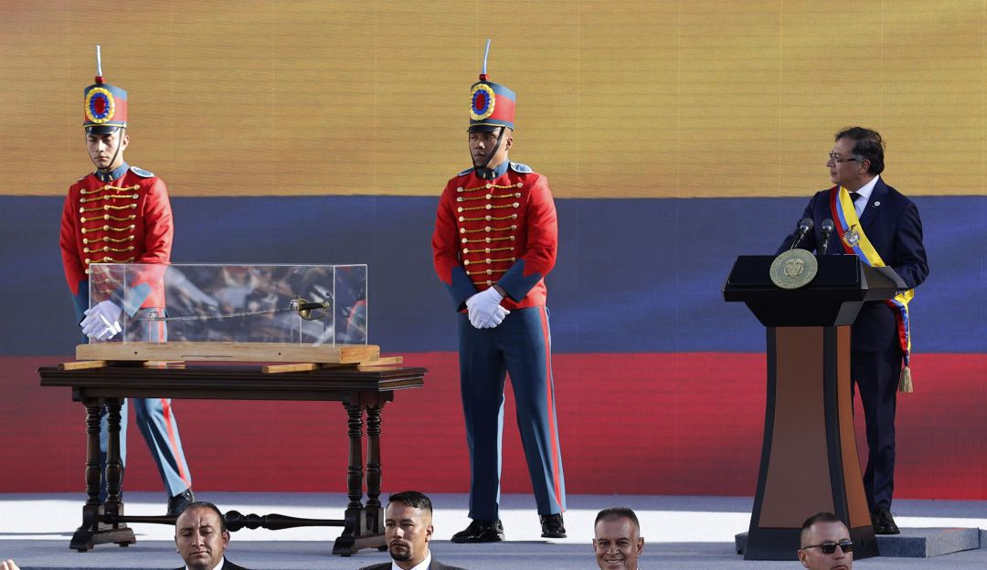 Ceremonia de investidura de Gustavo Petro como presidente de Colombia Ceremonia de investidura de Gustavo Petro como presidente de Colombia