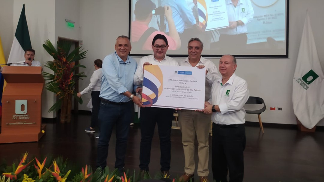 Renuevan acreditación de alta calidad para la Universidad del Quindío