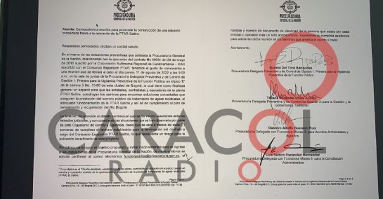 PTAR Salitre: Procuraduría convoca reunión con López por escándalo de la PTAR PTAR Salitre: Procuraduría convoca reunión con López por escándalo de la PTAR