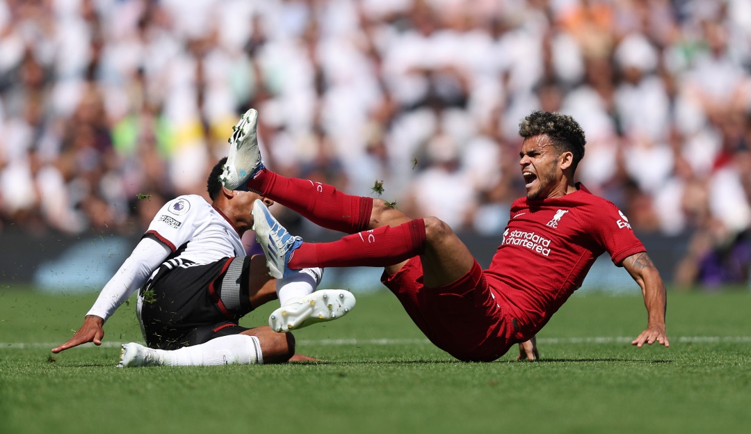 Luis Díaz fue titular y estuvo 77 minutos en el campo de juego en el estreno del Liverpool en la Premier League. Luis Díaz fue titular y estuvo 77 minutos en el campo de juego en el estreno del Liverpool en la Premier League.