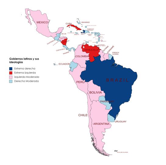 Así quedará el mapa ideológico tras la posesión de Gustavo Petro Así quedará el mapa ideológico tras la posesión de Gustavo Petro
