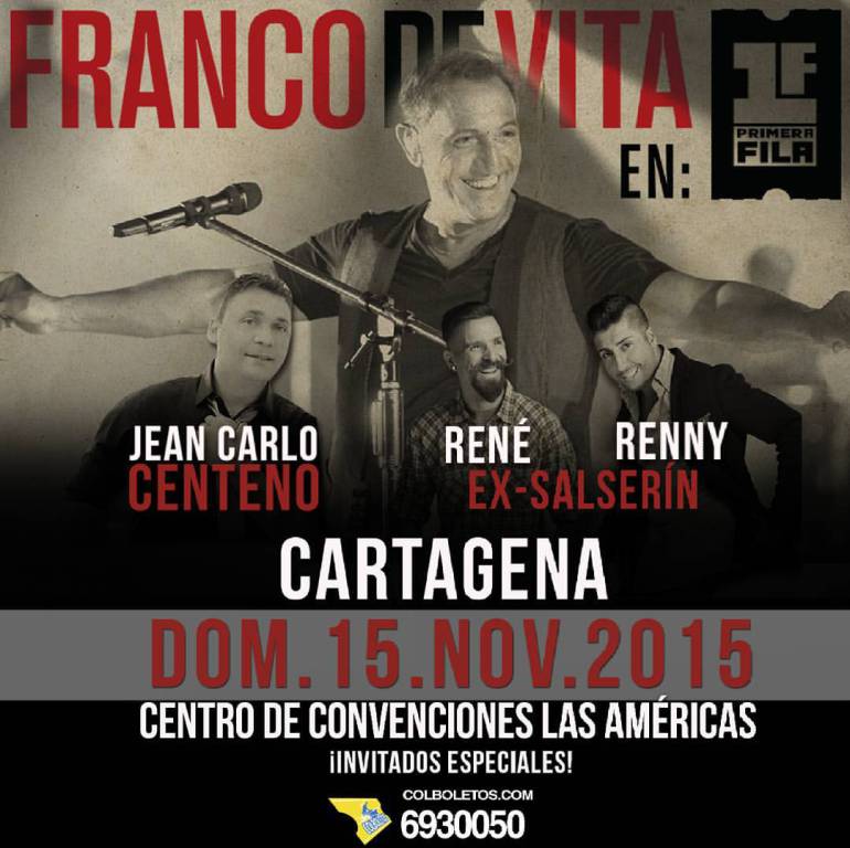 Aseguran que el Concierto de Franco de Vita en Cartagena no esta