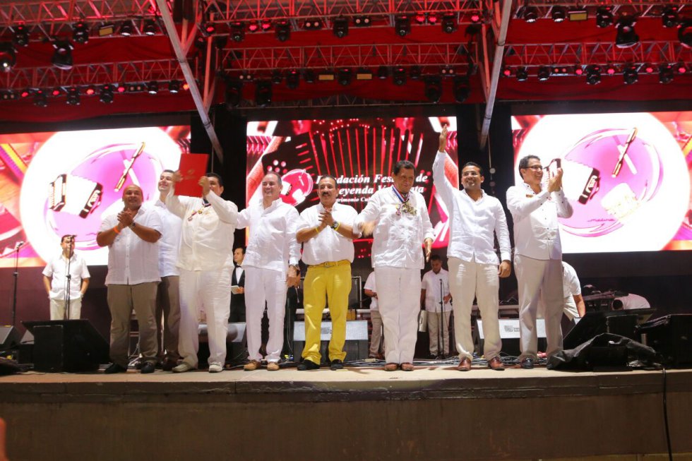 En la edición 49 del festival, considerado patrimonio cultural de la nación, los homenajeados son los hermanos Emiliano y Poncho Zuleta. En la edición 49 del festival, considerado patrimonio cultural de la nación, los homenajeados son los hermanos Emiliano y Poncho Zuleta.