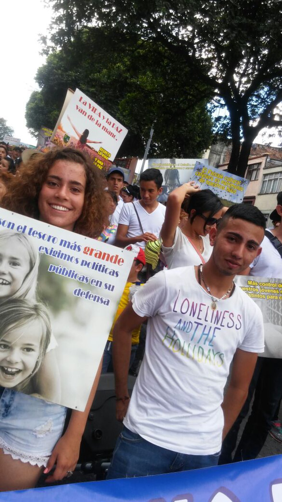 Los jóvenes también se sumaron a la marcha por la vida Los jóvenes también se sumaron a la marcha por la vida