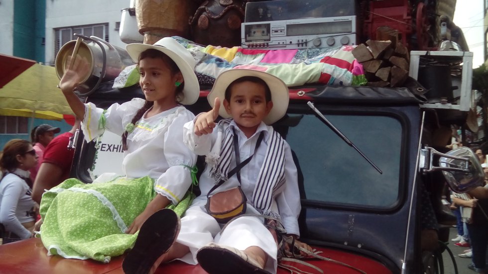 Los niños también hicieron parte de esta tradición en Calarcá, Quindío Los niños también hicieron parte de esta tradición en Calarcá, Quindío