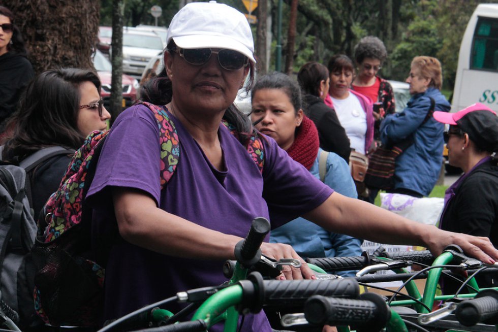 A propósito del Día Internacional de la Mujer, hoy 8 de marzo, por Chapinero se realizó un paseo en bicicletas en el que personas defendieron los derechos de las mujeres. A propósito del Día Internacional de la Mujer, hoy 8 de marzo, por Chapinero se realizó un paseo en bicicletas en el que personas defendieron los derechos de las mujeres.