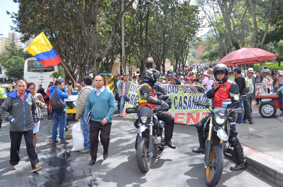 Arroceros se unen a la marcha "Toma de Bogotá". Arroceros se unen a la marcha "Toma de Bogotá".