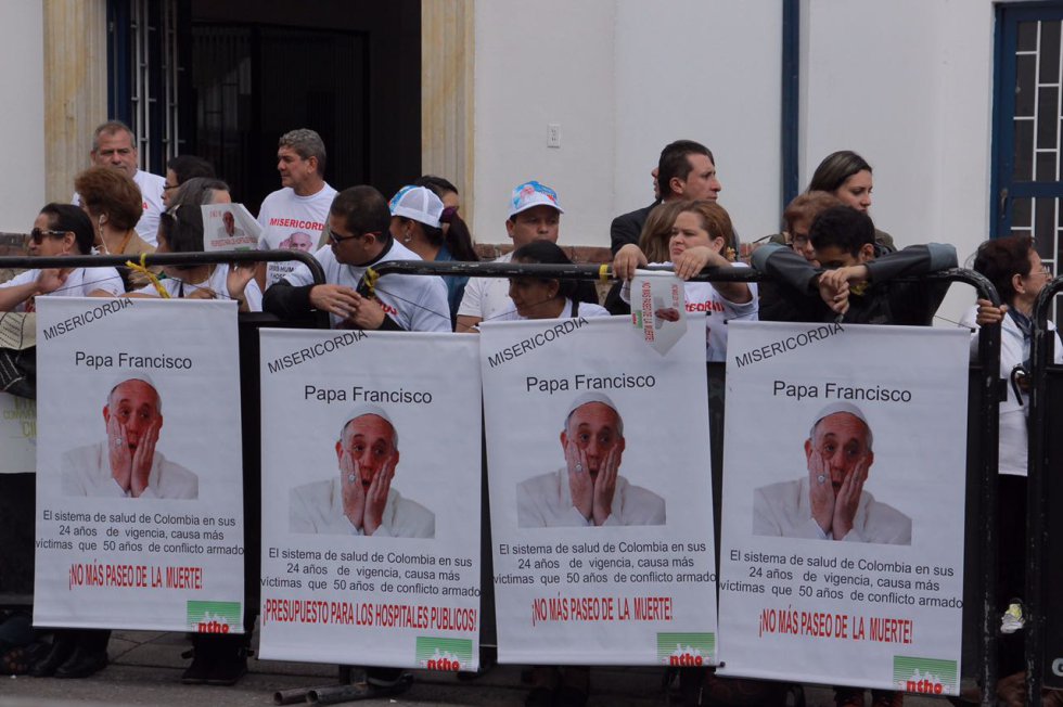 Así se espera al Papa Francisco en Teusaquillo Así se espera al Papa Francisco en Teusaquillo