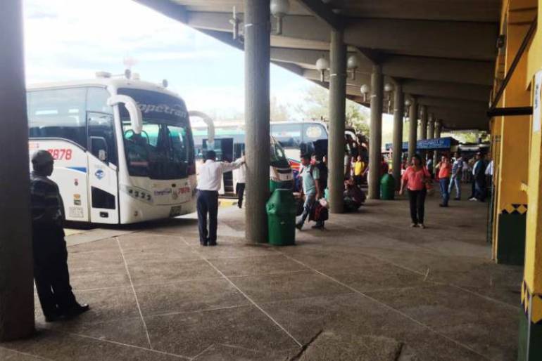 Terminal de Cartagena incrementó volumen de pasajeros en inicio de año