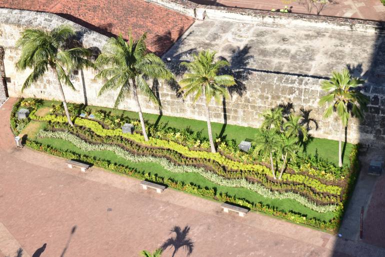 revitalizan jardines en plaza de la paz