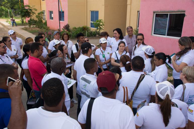 Subsidios familias Cartagena Culmina en Cartagena jornada de verificación en Flor de la