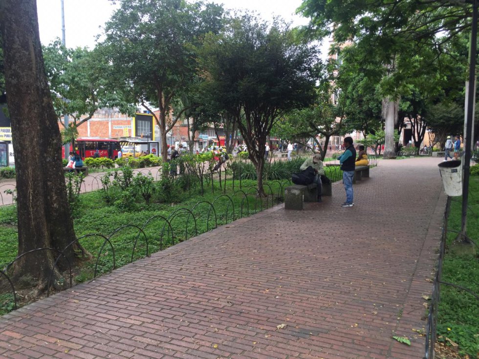 Así luce la plazoleta de la quindianidad en pleno centro de Armenia Así luce la plazoleta de la quindianidad en pleno centro de Armenia
