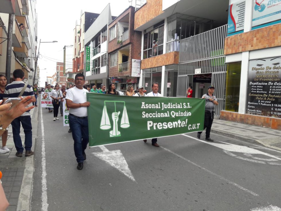 La rama judicial se sumo a la jornada nacional de protesta La rama judicial se sumo a la jornada nacional de protesta
